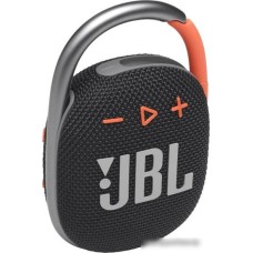 Беспроводная колонка JBL Clip 4 (черный/оранжевый)