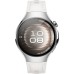 Умные часы Huawei Watch 5 42 мм (серебристый, с белым силиконовым ремешком, международная версия)