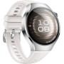 Умные часы Huawei Watch 5 42 мм (серебристый, с белым силиконовым ремешком, международная версия)