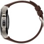 Умные часы Huawei Watch 5 46 мм (титановый, с коричневым силиконовым ремешком, международная версия)