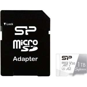 Карта памяти Silicon-Power Superior microSDXC SP001TBSTXDA2V20SP 1TB (с адаптером)