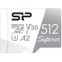 Карта памяти Silicon-Power Superior microSDXC SP512GBSTXDA2V20SP 512GB (с адаптером)