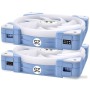 Набор вентиляторов Thermaltake Swafan EX12 ARGB Hydrangea Blue TT Premium Edition 3-Fan Pack CL-F183-PL12BU-A