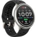 Умные часы Amazfit Active 2 (серебристый, с черным силиконовым ремешком)
