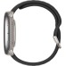 Умные часы Amazfit Active 2 (серебристый, с черным силиконовым ремешком)