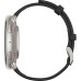Умные часы Amazfit Active 2 Premium (серебристый, с черным кожаным ремешком)