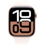 Умные часы Apple Watch Series 10 46 мм (алюминиевый корпус, розовое золото/легкие румяна, спортивный силиконовый ремешок S/M)