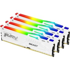 Оперативная память Kingston FURY Beast RGB 4x32ГБ DDR5 5200 МГц KF552C40BWAK4-128