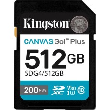 Карта памяти Kingston Canvas Go! Plus SDXC 512GB SDG4/512GB