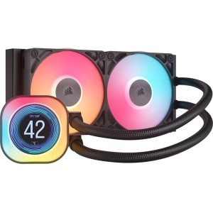 Система жидкостного охлаждения для процессора Corsair iCUE LINK TITAN 240 RX LCD CW-9061022-WW Система жидкостного охлаждения для процессора Corsair iCUE LINK TITAN 240 RX LCD CW-9061022-WW