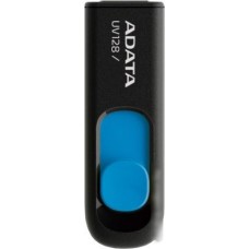 USB Flash A-Data DashDrive UV128 Black/Blue 32GB (AUV128-32G-RBE)