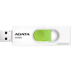 USB Flash ADATA UV320 512GB (белый/зеленый)