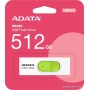 USB Flash ADATA UV320 512GB (белый/зеленый)