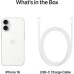Смартфон Apple iPhone 16 256GB (белый)