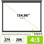 Проекционный экран CACTUS Wallscreen 206x274 CS-PSW-206X274-SG