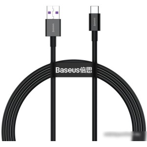 Кабель Baseus USB Type-A - Type-C CATYS-01 (1 м, черный)
