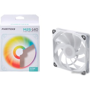 Вентилятор для корпуса Phanteks M25-140 D-RGB PH-F140M25_DRGB_PWM_WT01 Вентилятор для корпуса Phanteks M25-140 D-RGB PH-F140M25_DRGB_PWM_WT01
