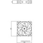 Вентилятор для корпуса Thermalright TL-C12-W Вентилятор для корпуса Thermalright TL-C12-W