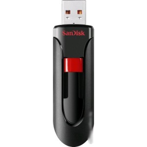 USB Flash SanDisk Cruzer Glide 64GB Black [SDCZ600-064G-G35]