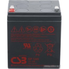 Аккумулятор для ИБП CSB GP1245 16W F2 (12В/4.5Ач)