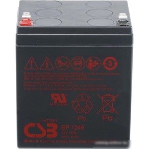 Аккумулятор для ИБП CSB GP1245 16W F2 (12В/4.5Ач) Аккумулятор для ИБП CSB GP1245 16W F2 (12В/4.5Ач)