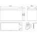 Аккумулятор для ИБП Delta HR 12-34W (12В/9 А·ч)