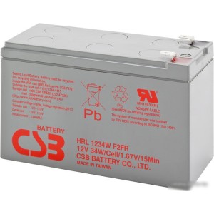 Аккумулятор для ИБП CSB HRL1234W F2 (12В/9 А·ч)