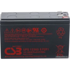 Аккумулятор для ИБП CSB HRL UPS 12360 6 F2F1 Slim (12В/7.5А·ч)