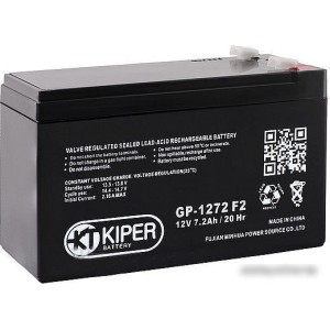 Аккумулятор для ИБП Kiper GP-1272 F2 (12В/7.2 А·ч) Аккумулятор для ИБП Kiper GP-1272 F2 (12В/7.2 А·ч)