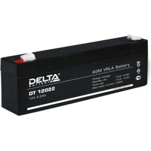 Аккумулятор для ИБП Delta DT 12022 (12В/2.2 А·ч) Аккумулятор для ИБП Delta DT 12022 (12В/2.2 А·ч)