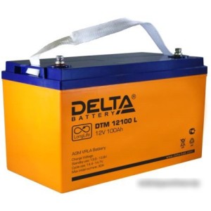 Аккумулятор для ИБП Delta DTM 12100 L (12В/100 А·ч) Аккумулятор для ИБП Delta DTM 12100 L (12В/100 А·ч)