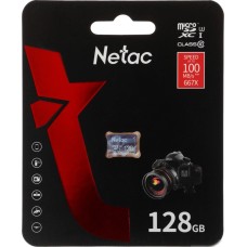 Карта памяти Netac microSDXC P500 Ultra 128GB