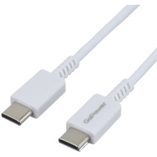 Кабель GoPower 00-00022803 USB Type-C - USB Type-C (1 м, белый)