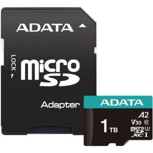 Карта памяти ADATA Premier Pro AUSDX1TUI3V30SA2-RA1 microSDXC 1TB (с адаптером)