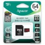 Карта памяти Apacer microSDXC AP64GMCSX10U5-R 64GB (с адаптером)