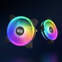 Комплект вентиляторов для корпуса PCCooler F3 T120 ARGB (черный, 3 шт.)