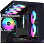 Комплект вентиляторов для корпуса PCCooler F3 T120 ARGB (черный, 3 шт.)