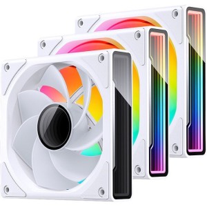 Набор вентиляторов Jonsbo ZK-120 Reversed (белый, 3 шт.) Набор вентиляторов Jonsbo ZK-120 Reversed (белый, 3 шт.)