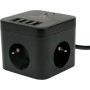 Сетевой фильтр Cablexpert CUBE-3-U4-B-1.5