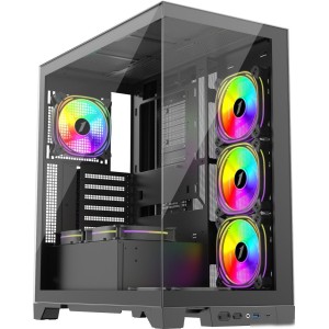 Корпус 1stPlayer Mi8 MI8-BK-3FC7R-1FC7 (черный)