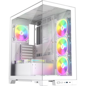 Корпус 1stPlayer Mi8 MI8-WH-3FC7R-W-1FC7-W (белый)