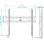 Кронштейн Kromax FLAT-3 NEW (черный)