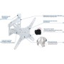Кронштейн Kromax ATLANTIS-40 (белый)