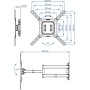 Кронштейн Kromax DIX-18W (белый)