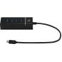 USB-хаб Digma DHUB-4USB-C-3.0