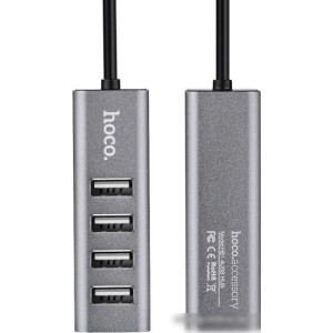USB-хаб Hoco HB1 (серый)
