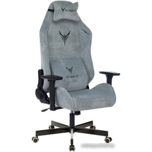 Игровое (геймерское) кресло Knight N1 Fabric Light-28 (серо-голубой)