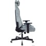 Игровое (геймерское) кресло Knight N1 Fabric Light-28 (серо-голубой)