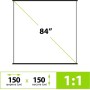 Проекционный экран CACTUS Map type 150x150 CS-PSRM-150x150-BK