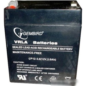 Аккумулятор для ИБП Gembird BAT-12V5AH Аккумулятор для ИБП Gembird BAT-12V5AH